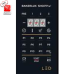 فر بیکری 3 سینی LED اونوکس